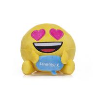 Emoji 7" (18cm) Heart Eyes "Love You X!" Emoji Plush Soft Toy