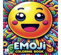 Emoji Coloring Book: 50 Fun Filled Pages Each Featuring a Popular Emoji with a Beautiful Pattern Background
