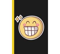 Emoji Notebook - Black Softcover or Hardcover: Cute Blank Journal for Sketching, Drawing School Notes, and Daily Doodles (Emoticons)