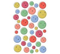 Emoji Notebook: Colorful Happy Sad Face Emoji Notebook/ Dot Grid Notebook (6 x 9) -100 Dotted pages