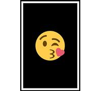 Emoji Notebook: Ruled Notebook - (6 x 9 inches) - 120 Pages - Glossy finish cover with Emoji design