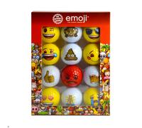 Emoji Novelty Golf Balls - 12 Pack