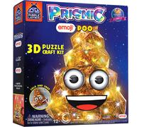 Emoji Poo 3D Puzzle Craft Kit - Bright Multicolours Emoji Poo