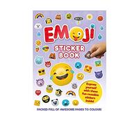 Emoji Sticker & Colouring Book Kids Children's Creative Fun
