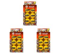 Emoji Unisex Adult 18 Pack Bandit Novelty Fun Golf Balls - Multicoloured, N/Hand