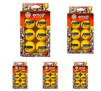 Emoji Unisex Adult 30 Pack Bandit Novelty Fun Golf Balls - Multicoloured, N/Hand