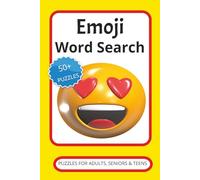Emoji Word Search Book: Easy to Read Print with Puzzles about Emojis, smiling faces and more. 110 pages, 6X9 inches, 50+ Puzzles
