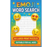 Emoji Word Search Book: Large Print Puzzle Activity | 6x9 Travel Size | 60 Fun Brain Games for Kids, Teens, and Adults