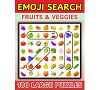 Emoji Word Search Puzzle Book: Fruits & Veggies Edition!: 100 Cute and Calming Word Search Puzzles (Emoji Word Search Puzzle Books)