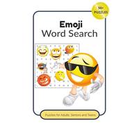 Emoji Word Search Puzzle Book: Word Searches with Easy to Read Print about Emojis | 6 x 9 inches, 110 pages | 50+ Puzzles ... Gift for Vacations, Holidays and Free Times