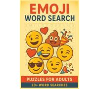 Emoji Word Search Puzzle Book: Word Searches with Easy to Read Print about Emojis | 6x9 inches, 110 pages | 50+ Puzzles … Gift for Vacations, Holidays, and Free Time