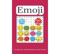Emoji Word Search Puzzle Book: Word Searches with Easy to Read Print about Emojis, Things represented by an Emoji, Commonly Found in Emoji Form and ... Gift for Vacations, Holidays and Free Times