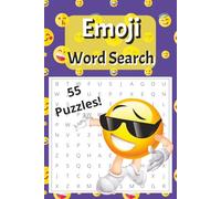 Emoji Word Search Puzzle Book: Word searches with easy to read print with emojis and more | 6x9 inches | 110 pages | 55 puzzles... Gift for vacations, holidays, and down time.