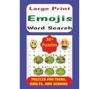 Emojis Word Search Book: Easy to Read Word Search Puzzle Book about Emojis, including Types, Names, and Groups | LARGE PRINT, 6x9 inches, 110 pages, 50+ Puzzles... Gift for Emoji Enthusiasts