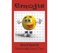 Emojis Word Search Puzzle Book: Word Searches with Easy to Read Print about Emojis, Funny, Expressions and More | 6x9, 110 pages | 50+ puzzles....Gift for Vacations, Holidays, and Free Time