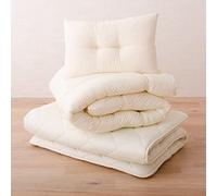 EMOOR Japanese Futon Mattress Set (Mattress, Comforter & Pillow) CLASSE Queen Made in Japan, Foldable Floor Sleeping Bed Tatami Mat