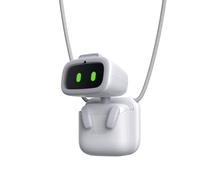 EMOPET Aibi Pocket Pet - Wearable Robot | ChatGPT Powered AI Companion with Voice Commands, Emotional Interaction, Singing & Dancing | Magnetically Attaches to Anywhere | Ultra Portable