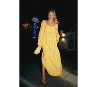 Emory Embroidered Midi Dress at Free People in Yellow Combo, Size: Small - female