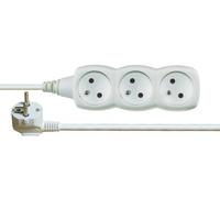 Emos 1902030700 3salidas White AC Power Distribution Unit (PDU) Power Distribution Unit - (PDUS) (Basic, white, 10 A, AC 220 - 240, 3 Outlets, 7 M)