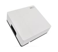 EMOS - 2-Wire doorbell with Dual Power Supply - Classic Front Door gong, White doorbell - 1 Melody ding-Dong, Volume 85dB - Wired, Wall Mounted - Square