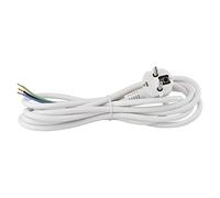 EMOS 3 m Iron Connection Cable H05VV-F 3G Plastic White 3 x 1.5 mm
