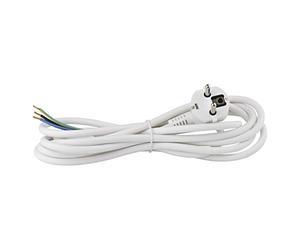EMOS 3 m Iron Connection Cable H05VV-F 3G Plastic White 3 x 1.5 mm