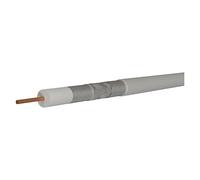 EMOS - Antenna cable 250m for SAT, TV and CCTV, type CB113 LSZH - Coaxial cable Class A+ triple shielded - TV cable, satellite cable, CCT cable - Trishield shielding - resistance 75 ohms - white