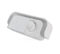 EMOS - Bell Push for 2-Wire doorbell - Classic Front Door doorbell Push with Name Plate - White Bell Button Compatible with doorbell P57101, P57102 - Wired, max. 24 V DC