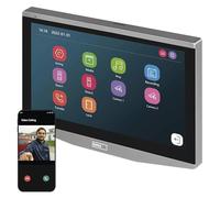 EMOS GoSmart Additional Monitor IP-700B for Video Door Intercom IP-700A (H4010), Touchscreen Screen with 7 Inch LCD Colour Display, Snapshot, Recording, Intercom