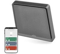 EMOS GoSmart - Smart Home Portable Scene Switch with LED Display & App - ZigBee - Battery Operated - 1 Button, 3 Scenes - Controls Unlimited Smart Devices or Lights - Anthracite Grey