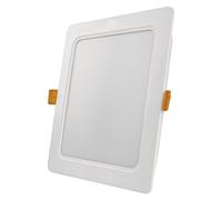 EMOS LED Panel 18W Square 1800lm Ceiling Light Recessed Light 17x17cm Neutral White 4000K with LED Driver Extra Flat Installation Depth 2.6cm White