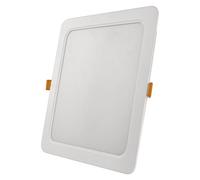 EMOS LED Panel 24W Square 2400lm Ceiling Light Recessed Light 22x22cm Neutral White 4000K with LED Driver Extra Flat Installation Depth 2.6cm White