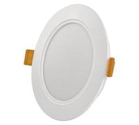 EMOS LED Panel 9W Round 900lm Ceiling Light Recessed Ceiling Light Diameter 12cm Neutral White 4000K with LED Driver Extra Flat Installation Depth 2.6cm White