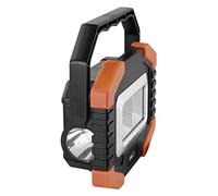 EMOS LED Work Light, Small Portable Work Spotlight, 350LM Brightness, 110M Range, 2 Light Modes, Battery Operated with Up to 20 Hours of Duration, Rotating Handle