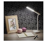 EMOS Lucy Cordless Desk Lamp, LED Table Lamp Rechargeable via USB, 96 Hours Light Life, Power 2 W, Brightness 100 lm, Wireless, Flexible, Continuous Dimming, 1 m USB Charging Cable, White
