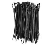 EMOS - Pack of 100 Nylon PA66 Cable Ties for Outdoor Use, 100 x 2.5 mm - for max. Ø 2.2 cm Cable Bundle - Durable Cable Management Self-Locking for Garden, Household and Workshop - Black