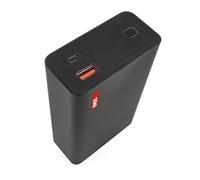 EMOS - Powerbank 20,000 mAh NTBF20 - External Battery with Passthrough and Fast Charging 65W PD - USB-C/USB-A Port incl. Charging Cable - for Tablet, Laptop, iPad, Mobile Phone, Camera, Soundbox