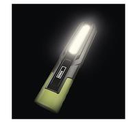 EMOS - Rechargeable LED Work Light, Durable Workshop Lamp with 2 Light Sources, Hook and Magnet, 500 lm, 30 m Beam Range, 2000 mAh Li-ion Battery with 6 Hours Lighting Time and Charging Cable, 3 Light