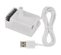 EMOS - Replacement Pump for Cat Fountain with Charging Cable and Foam Filter - Pet Care Water Pump Suitable for EMOS H6101 Water Fountain - White