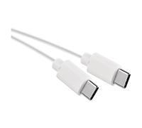 EMOS Type C to Type C Charging and Data Transfer Cable 1m Long Cable 2.0 USB-C for Fast Charging and Data Transfer High Speed 480Mbps White