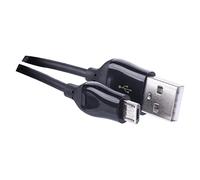 EMOS USB 2.0 Cable A Male + Micro B Male 1m Cable Length High Speed Data Transfer 480Mbps Charging Cable Black