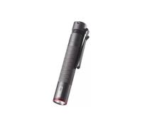 EMOS Waterproof Mini, Super Bright CREE LED Flashlight, 100LM Metal Pen Torch with 65M Beam Range, IP65, Steel Clip, Aluminium, Black