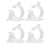 Emoshayoga 100Pcs Adjustable Cable Management Clips, Durable Adhesive Nylon Cord Organizer for Home, Office and Garage (YX-1316)