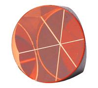Emoshayoga 12.7mm Copper Coated Optical Glass Prism, High Accuracy Total Station Prism Lens for Surveying, Suitable for Geotechnical Surveyors