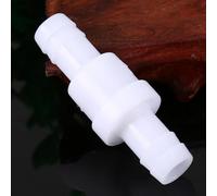 Emoshayoga 12mm Plastic Inline Check Valve Fuel Gas Liquid Air One Way Non Return for Fuel Pumps, Equipment, Easy Install