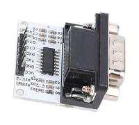 Emoshayoga 232 to TTL Module Compact SP3232 Chip UART Interface for PC and MCU 3-5.5V with LED Indicator 1 Unit (Male Head)