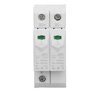 Emoshayoga 2P PV Protecting Device, Reliable DC 500V Protector, Enhanced Electromagnetic Interference Protection for Solar Applications, Durable PC Build, 1 X Unit