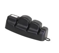 Emoshayoga 4 in 1 Knife Sharpener Portable Multifunction Tool for Sharpening Kitchen Easy to Use (Black)