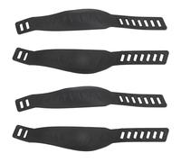 Emoshayoga Adjustable Exercise Bike Pedal Straps, Durable Universal Fit for Stationary Bikes, 2 Pair Set for Home Gym, PVC Material