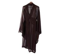 Emoshayoga Buddhist Robe Hemp Yarn Fabric Zen Buddhist Robe Meditation Gown Monk Training Suit (36)